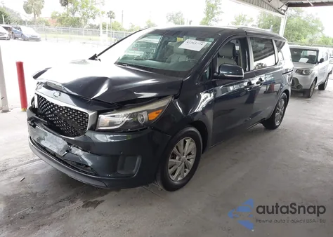 2017 Kia Sedona Lx из США, поврежденный, VIN KNDMB5C15H6265650